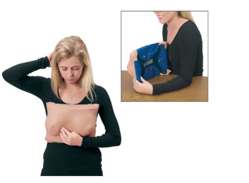 [나스코]자가유방검진실습모형(LF00984)｜유방암검진모형 Breast Examination Simulator 자가촉진실습모형 NASCO