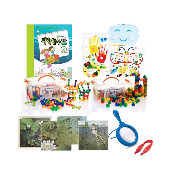 [S3816] 신나는봄세트 FBE6015-4 만들기놀이 학습교재 블럭 퍼즐 보드게임 카드게임 브루마블 부루마블 유아교육 유치원교재