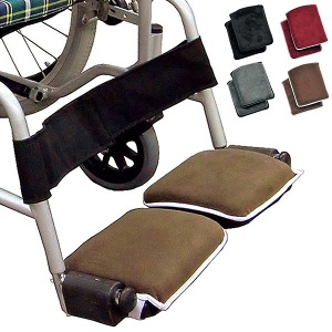 [S3026] KR-13 휠체어 발판커버(2개입) 고급패드형 휠체어발받침 커버 부드러운 발보호대