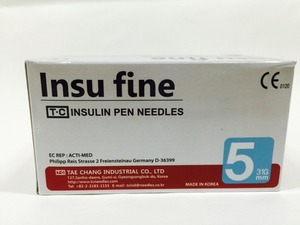 인슈파인 인슐린 펜니들 5mm