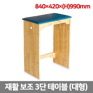 [HBK] 3단재활보조테이블 대형(840x420xH990)｜의자형테이블 재활운동용품 자세교정용품 자세유지의자 의자형서기훈련용품