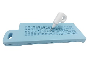 [S3798] 시각장애인 점자판 점자연습 교육용 종이가 필요없는 점자판 버사슬레이트