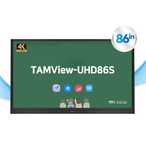 [S3803] 전자칠판 TAMView-UHD86S 스마트보드 인터랙티브화이트보드 218cm (IR센서/손터치/LED)