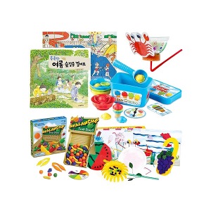 [S3816] 시원한여름세트 DHA6019-1 만들기놀이 학습교재 블럭 퍼즐 보드게임 카드게임 브루마블 부루마블 유아교육 유치원교재