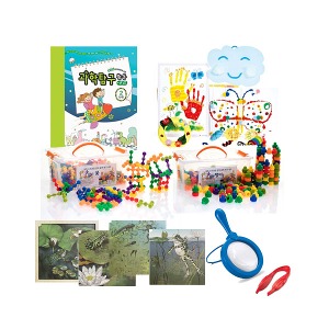 [S3816] 신나는봄세트 FBE6015-4 만들기놀이 학습교재 블럭 퍼즐 보드게임 카드게임 브루마블 부루마블 유아교육 유치원교재